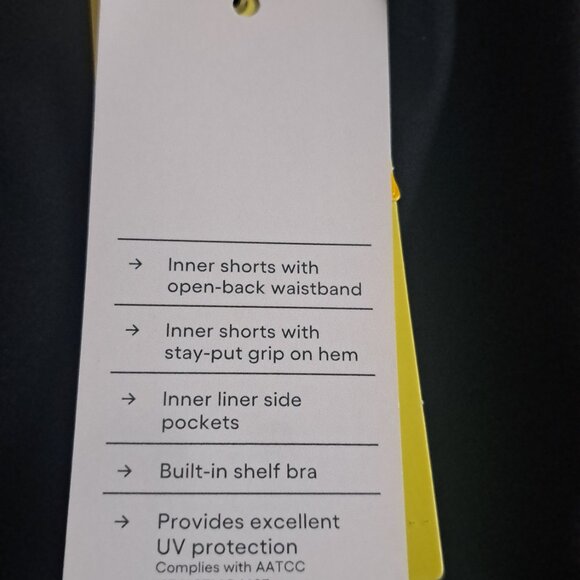 Women's Pleated Active Dress "All in Motion"  XL Black with Built in Shorts - Picture 12 of 12